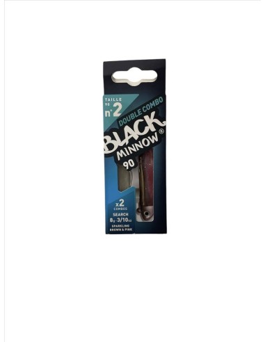 BLACK MINNOW 2 DOUBLE COMBO SEARCH 8G  - Vendita online | pescaesportd